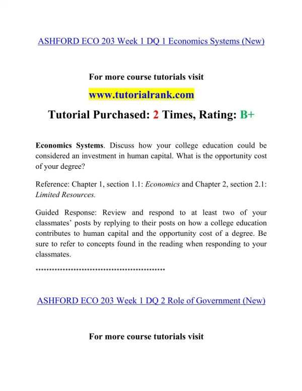 ashford eco 203 week 1 dq 1 economics systems new