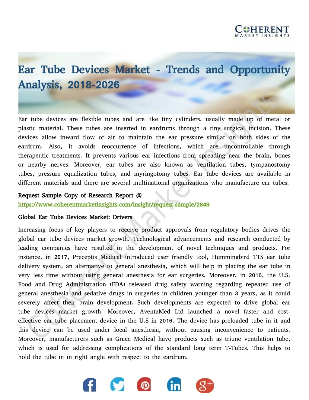 ear tube devices market trends and opportunity