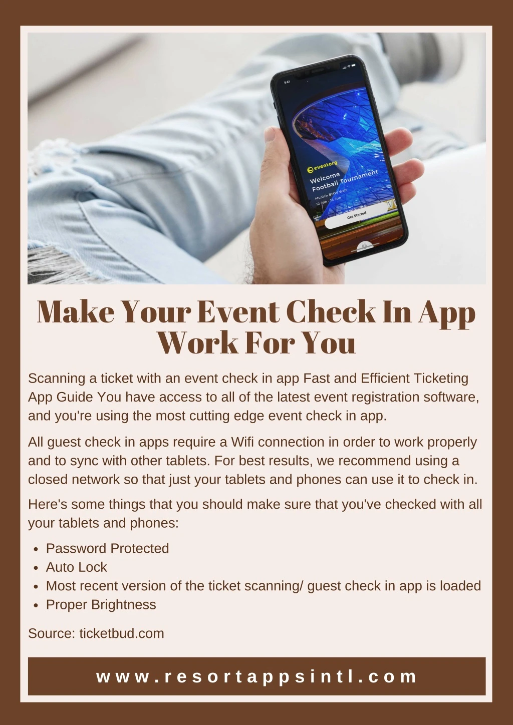 make your event check in app work for you