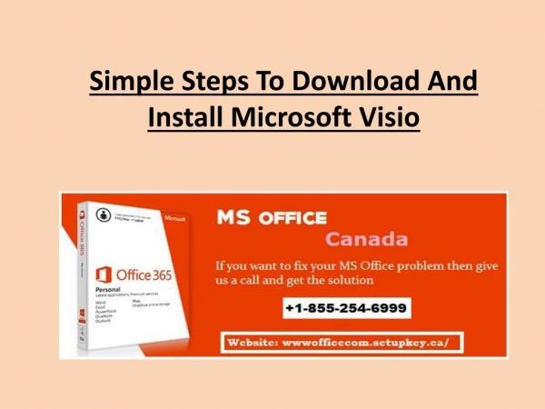 Simple Steps To Download And Install Microsoft Visio
