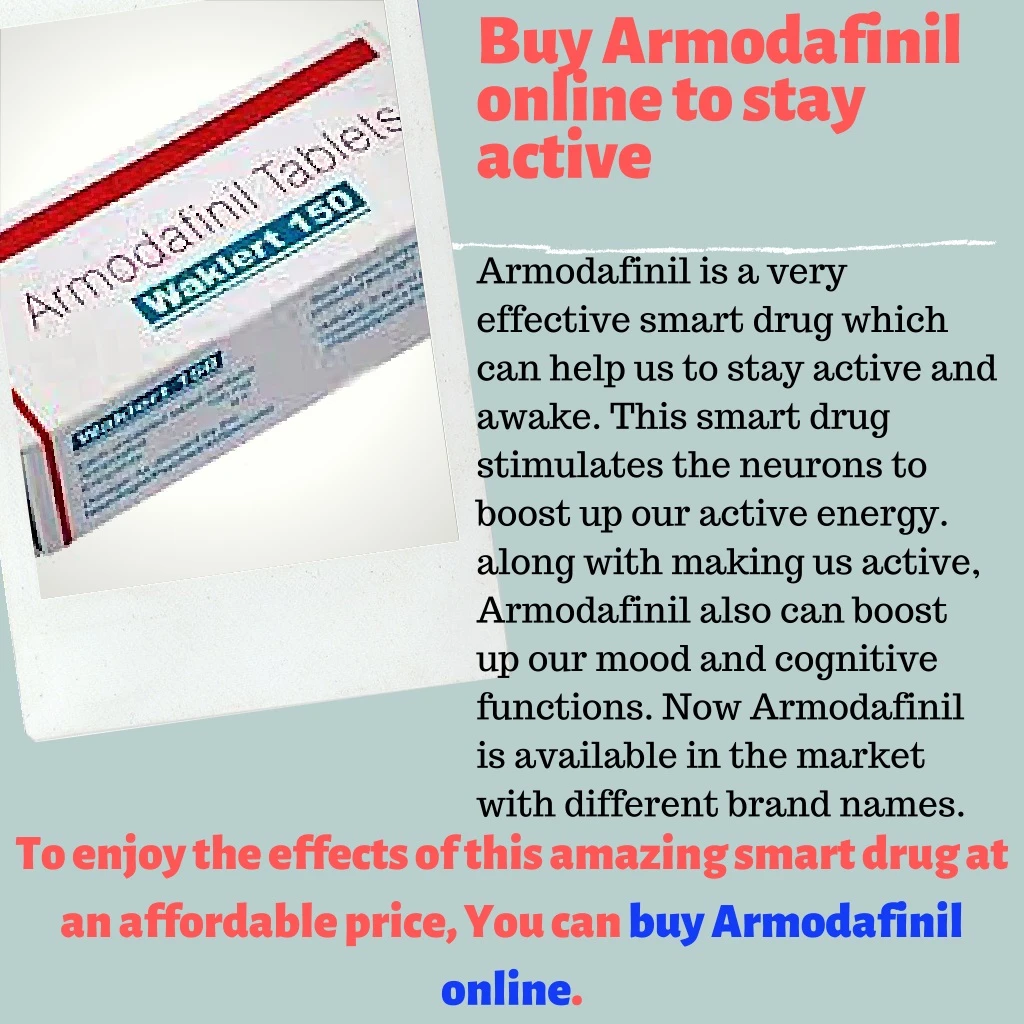 buy armodafinil online to stay active