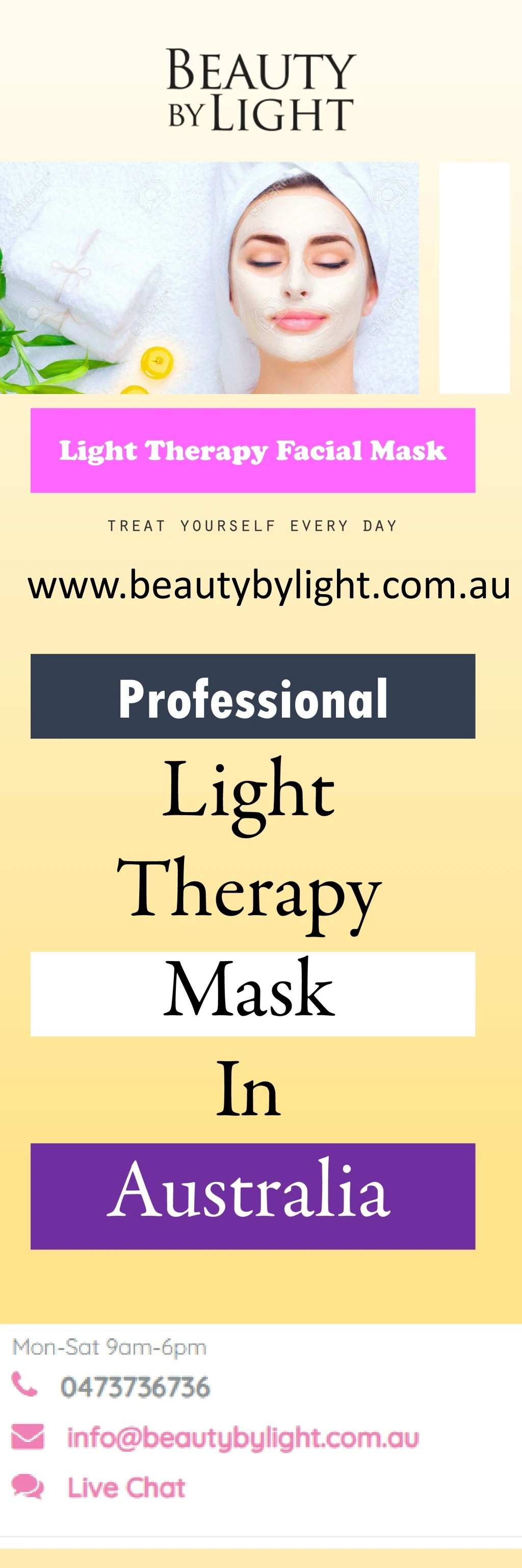 light therapy facial mask