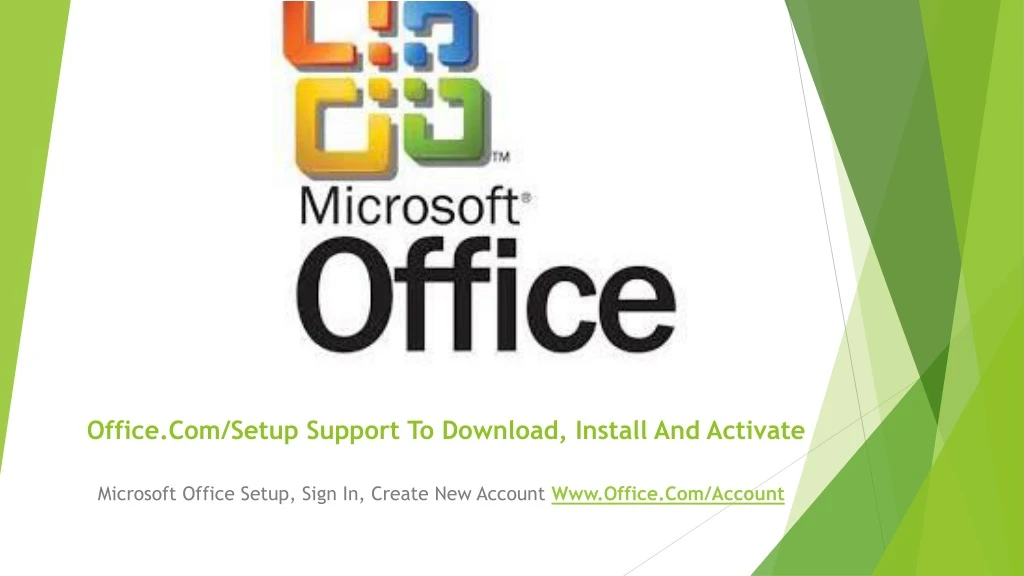 office com setup support to download install and activate