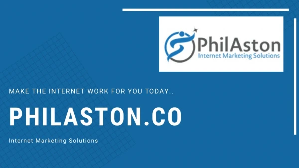 Internet Marketing Services UK | PhilAston.co