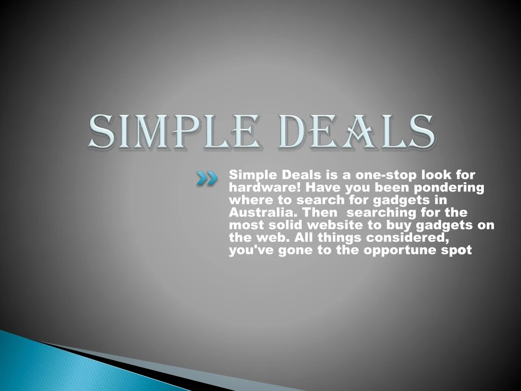 simple deals