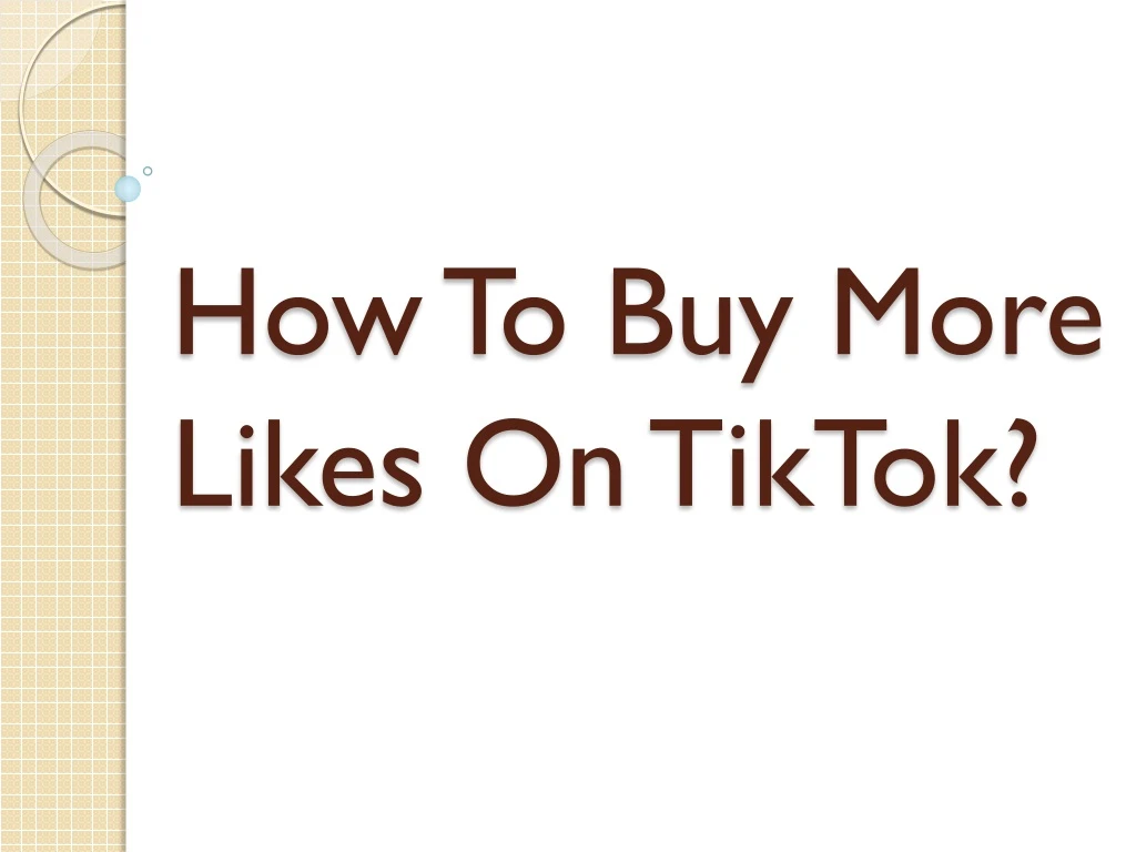 how to buy more likes on tiktok