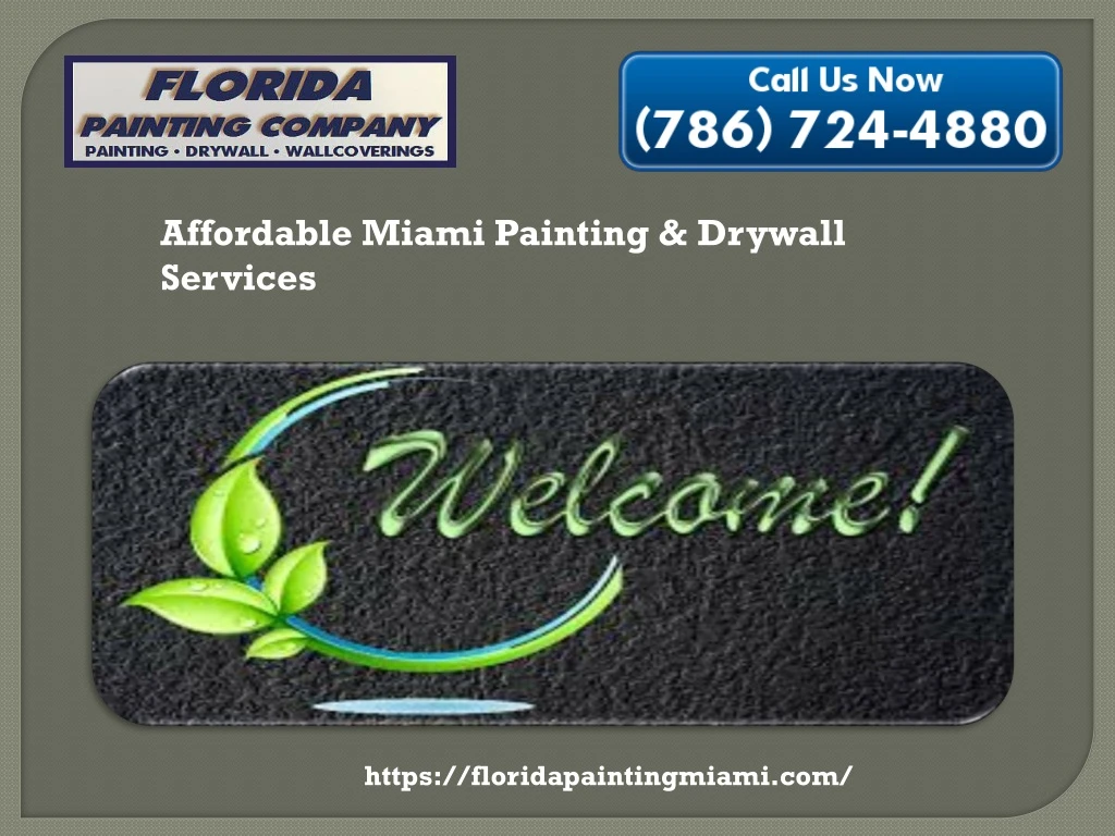 affordable miami painting drywall services