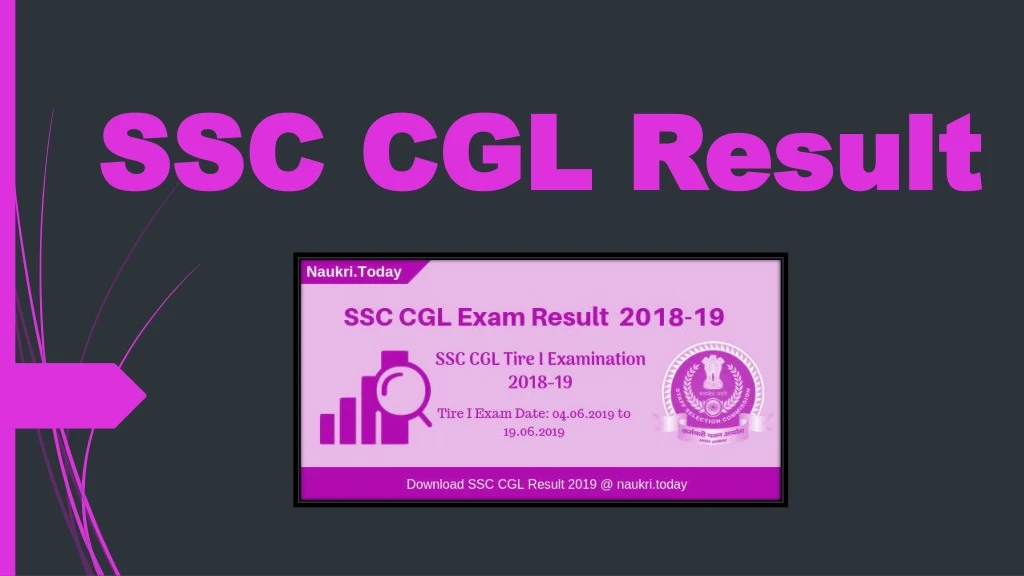 ssc cgl result