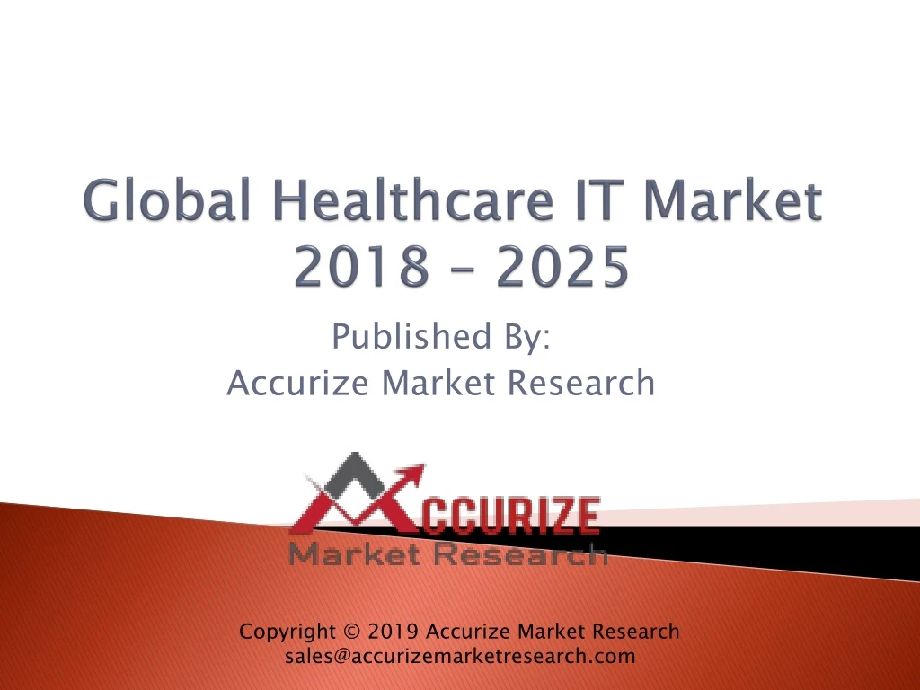 global healthcare it market 2018 2025