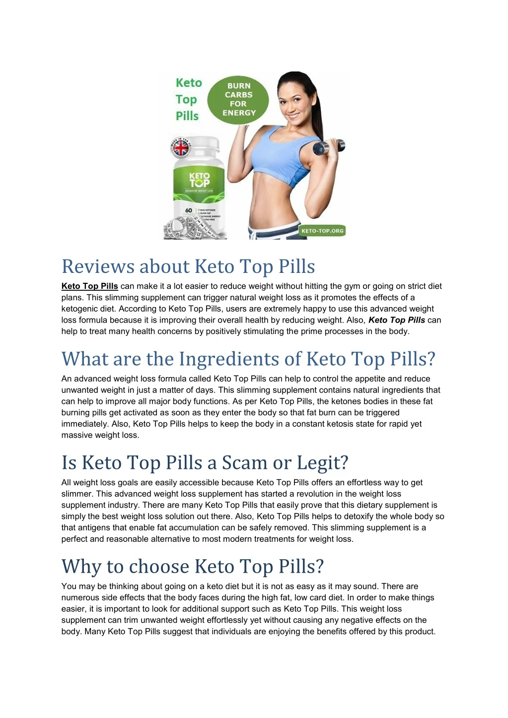 reviews about keto top pills keto top pills