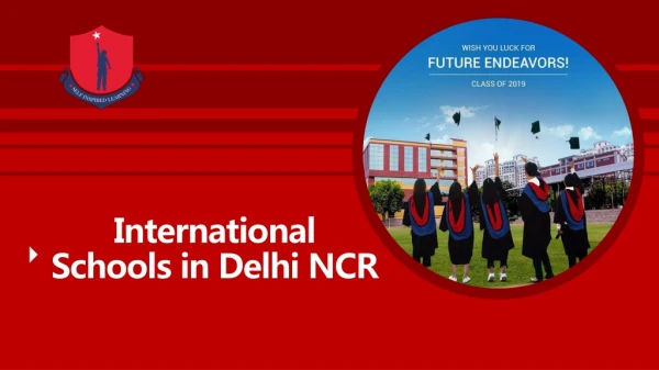 International schools in Delhi ncr