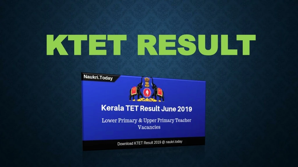 ktet result