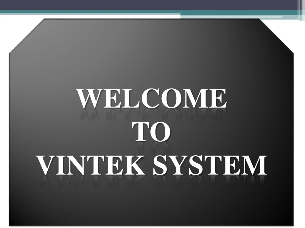 welcome to vintek system