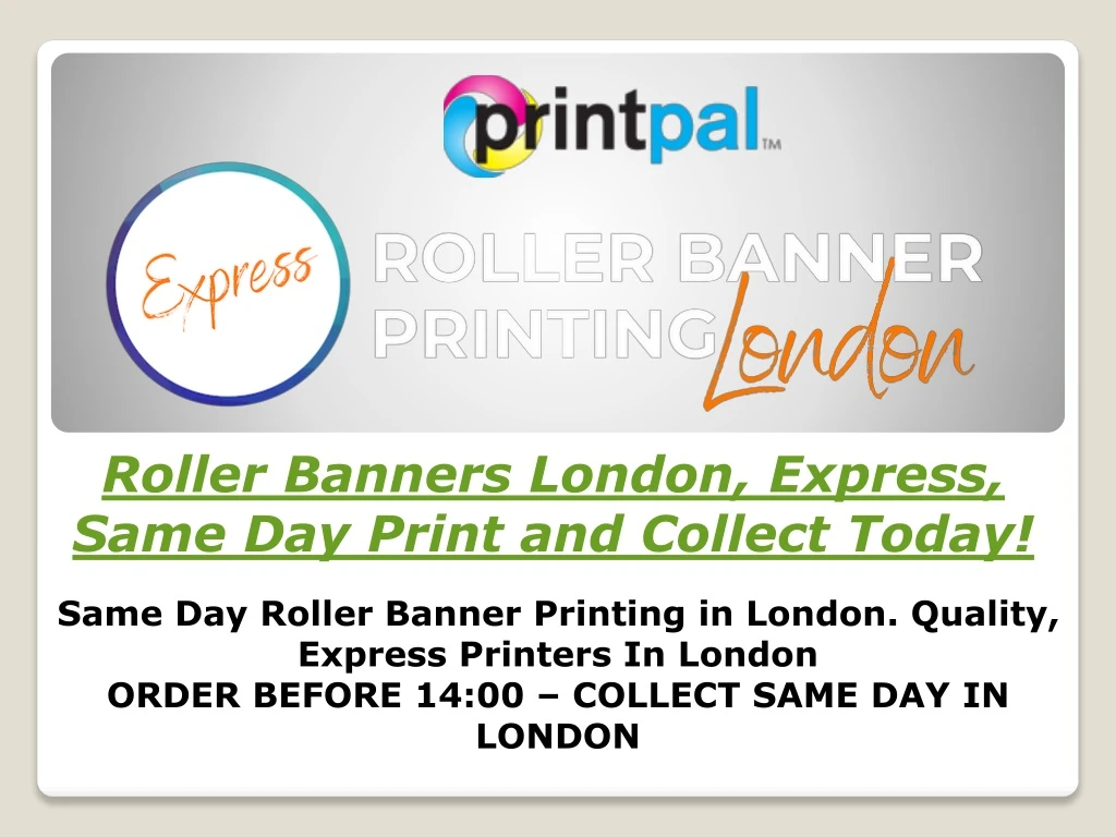 roller banners london express same day print