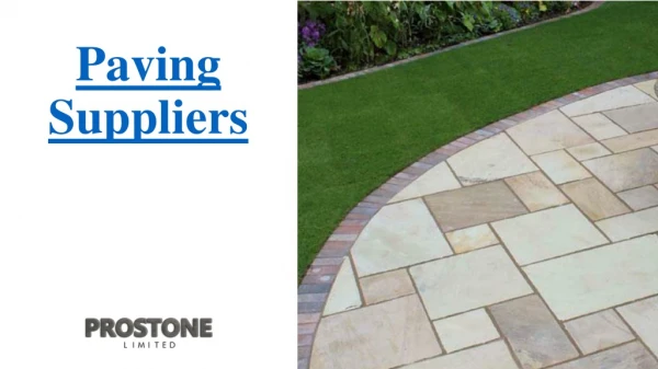 Paving Suppliers