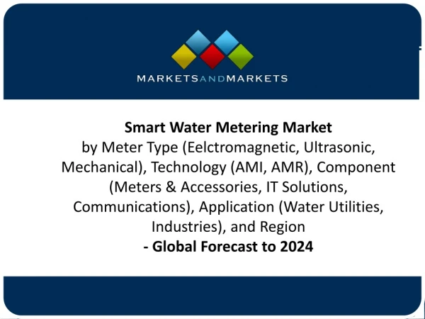 New Trends of Smart Water Metering Market to 2024