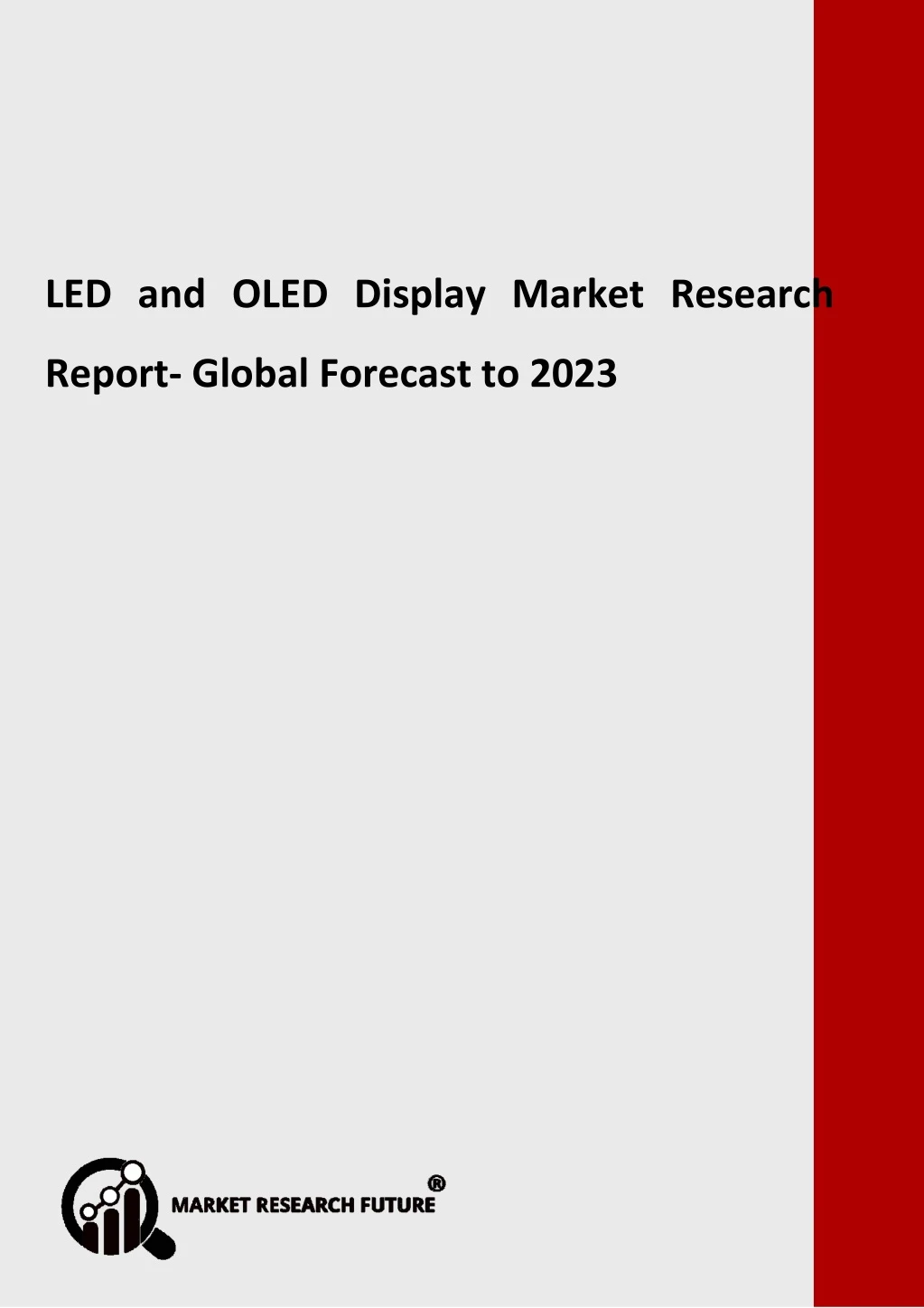 led and oled display market research report