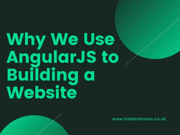 Building a Website With AngularJS