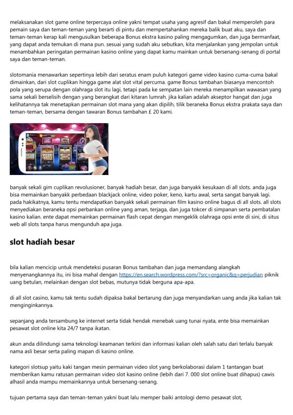 web judi slot game online terpercaya di indonesia