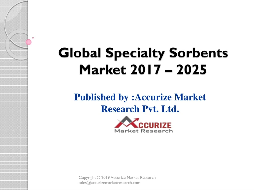 global specialty sorbents market 2017 2025