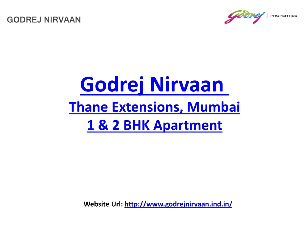 godrej nirvaan thane extensions mumbai