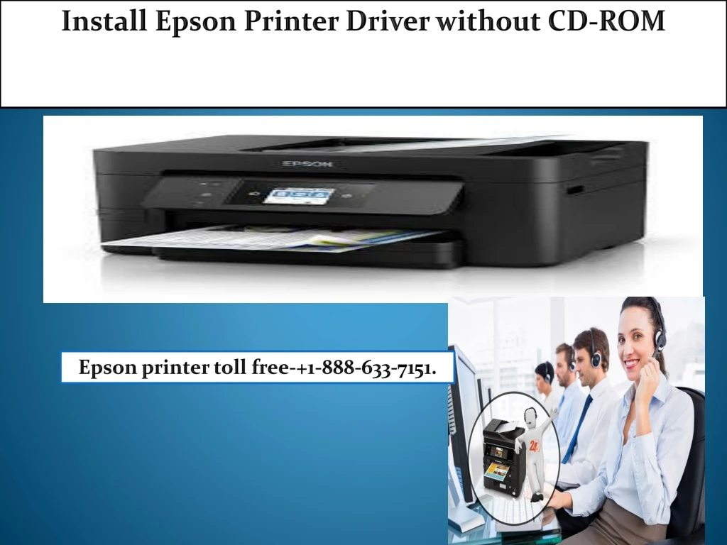 install epson printer driver without cd rom