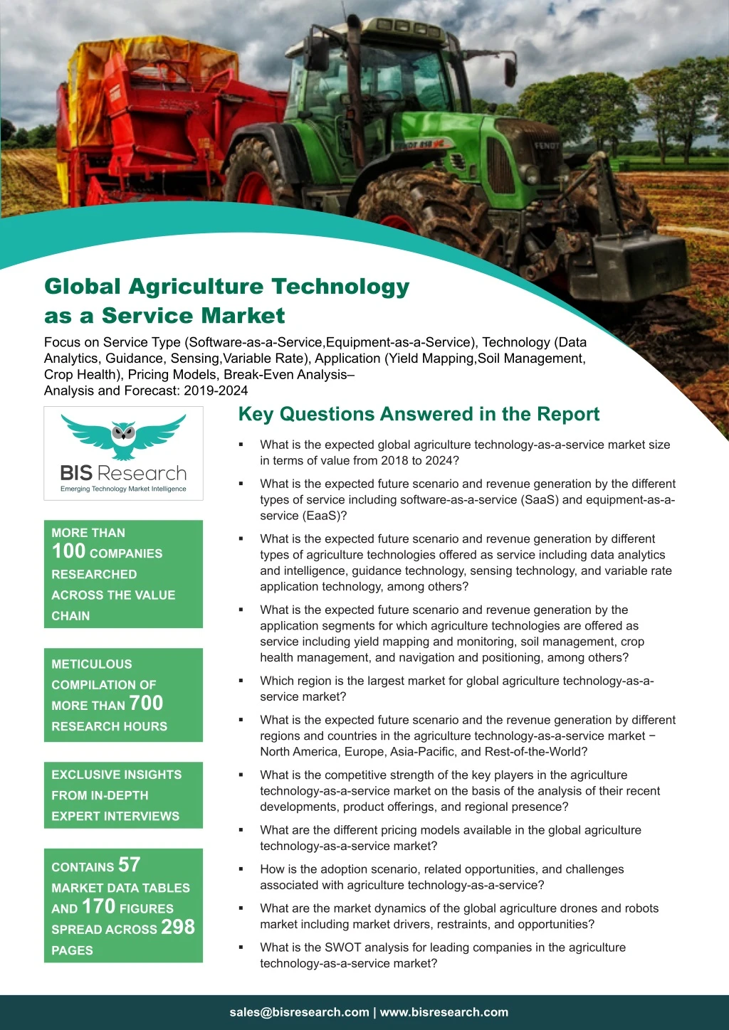 global agriculture technology as a service market