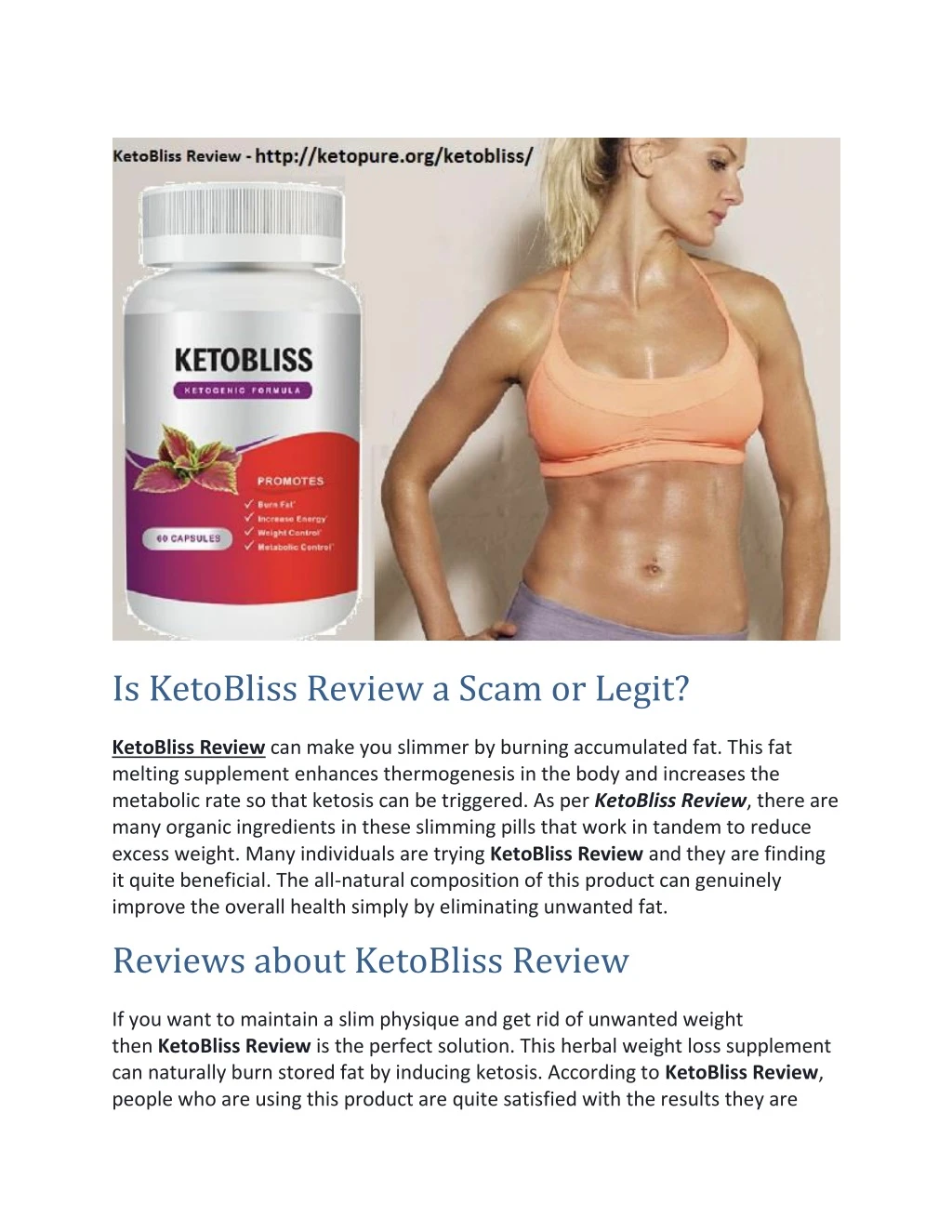 is ketobliss review a scam or legit