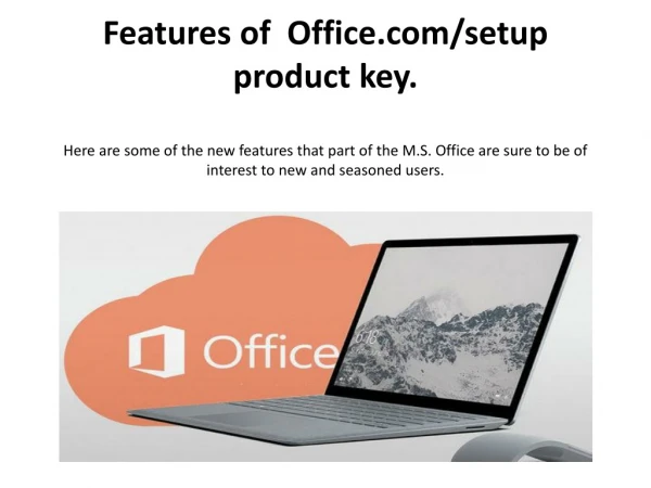 New Feature of Office.com/setup product key.