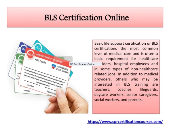 BLS Recertification Online