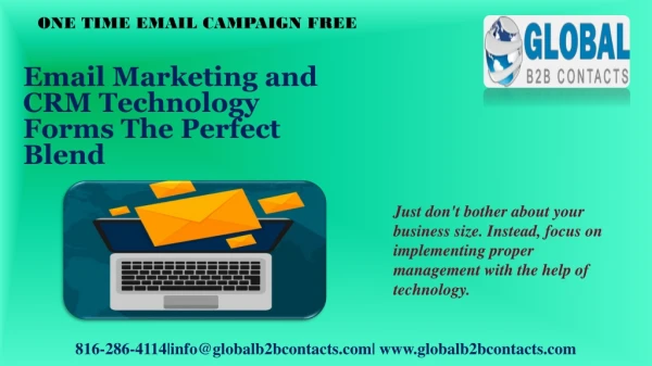 Email Marketing and CRM Technology Forms The Perfect Blend