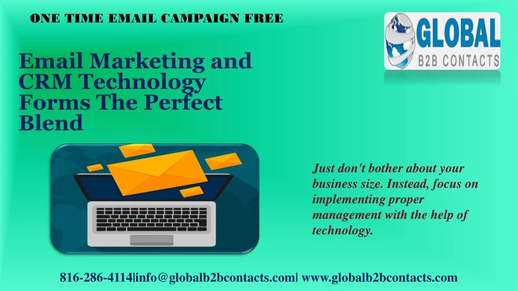 email marketing and crm technology forms the perfect blend