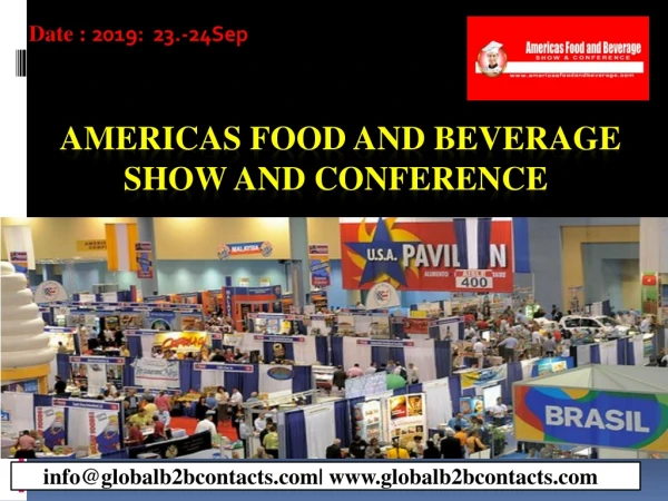 Americas Food and Beverage Show and Conference