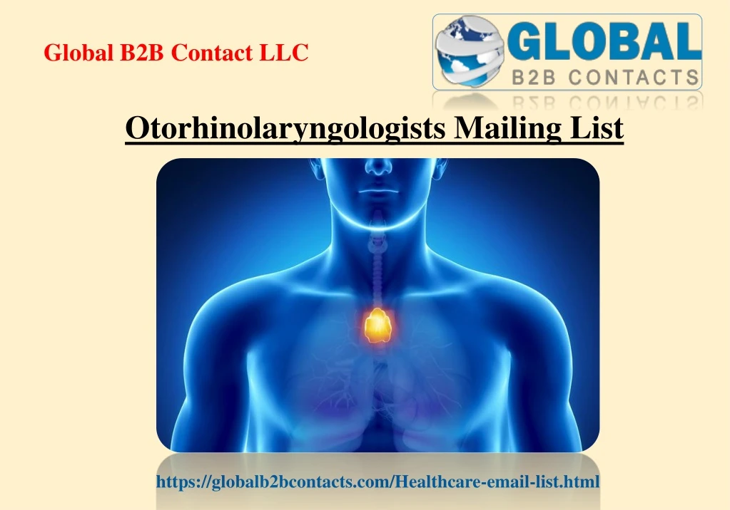 otorhinolaryngologists mailing list