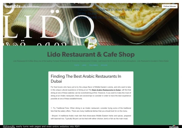 Finding The Best Arabic Restaurants In Dubai