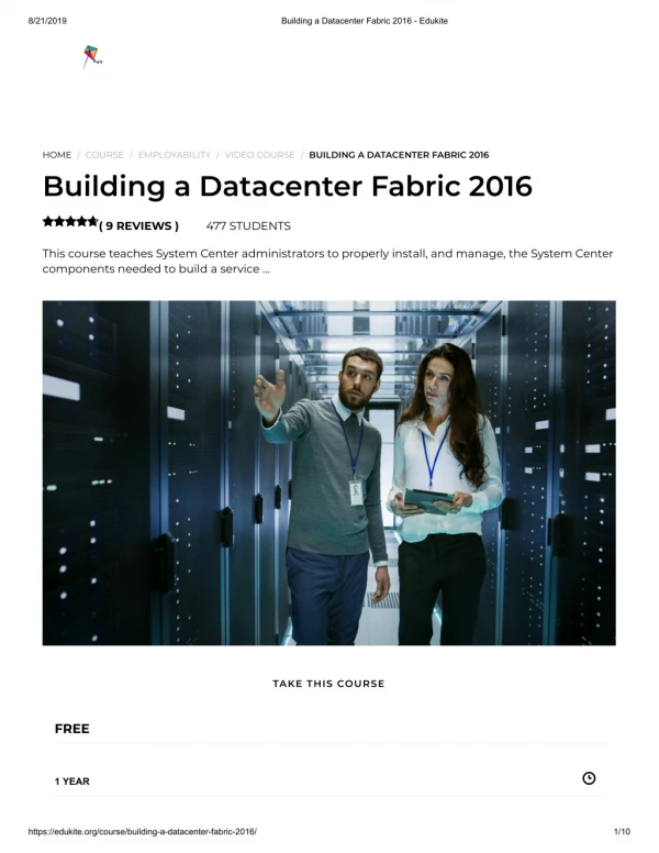 Building a Datacenter Fabric 2016 - Edukite