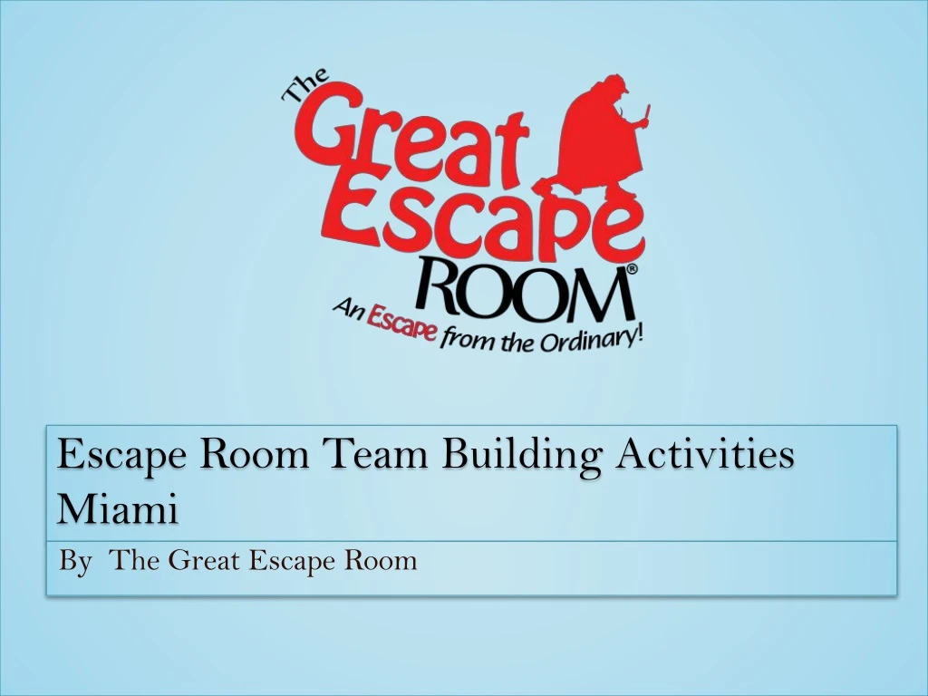 escape room team building activities miami