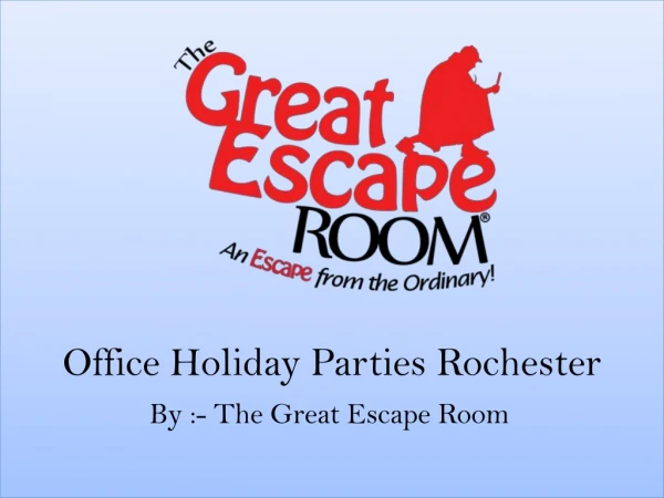 Office Holiday Parties Rochester