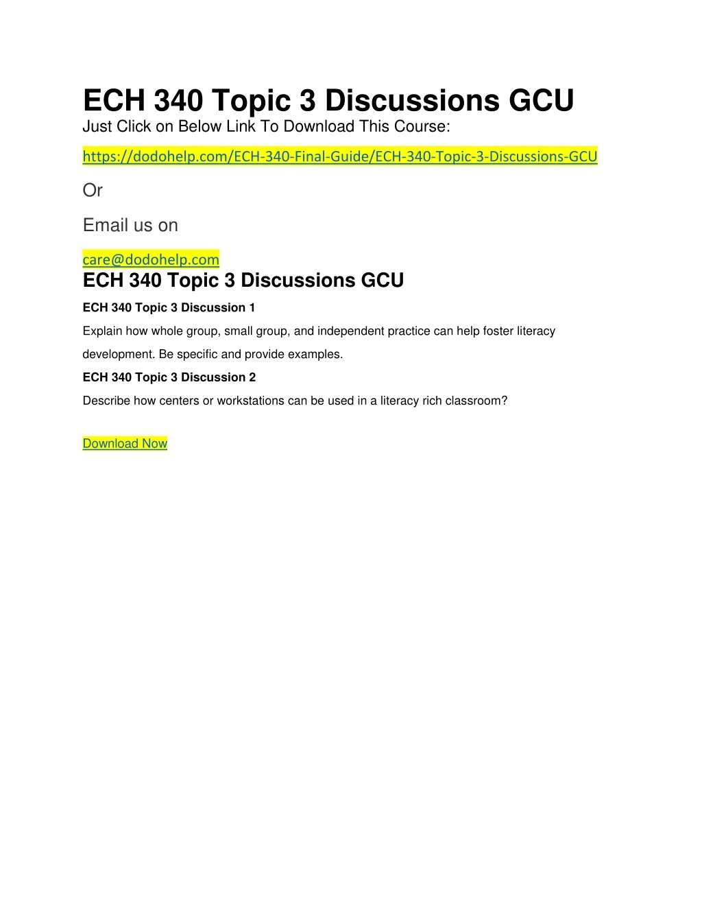 ech 340 topic 3 discussions gcu just click