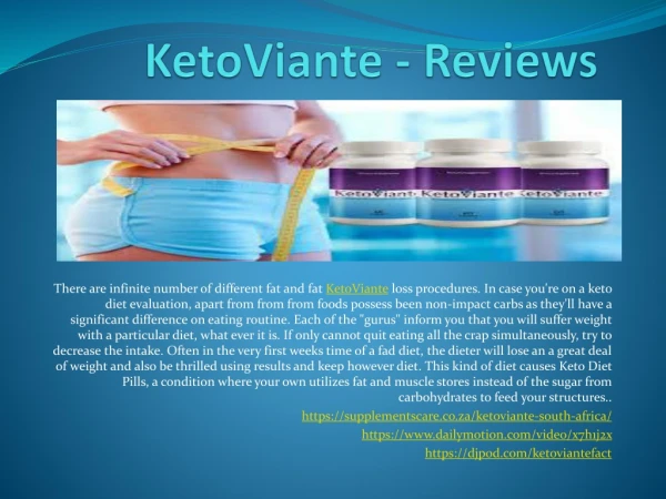 KetoViante - An Easy Technique Eliminate Weight