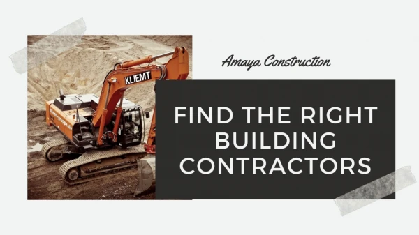 Find the Right Building Contractors in South Wales