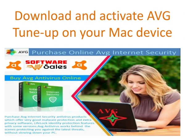 Download and activate AVG Tune-up on your Mac device
