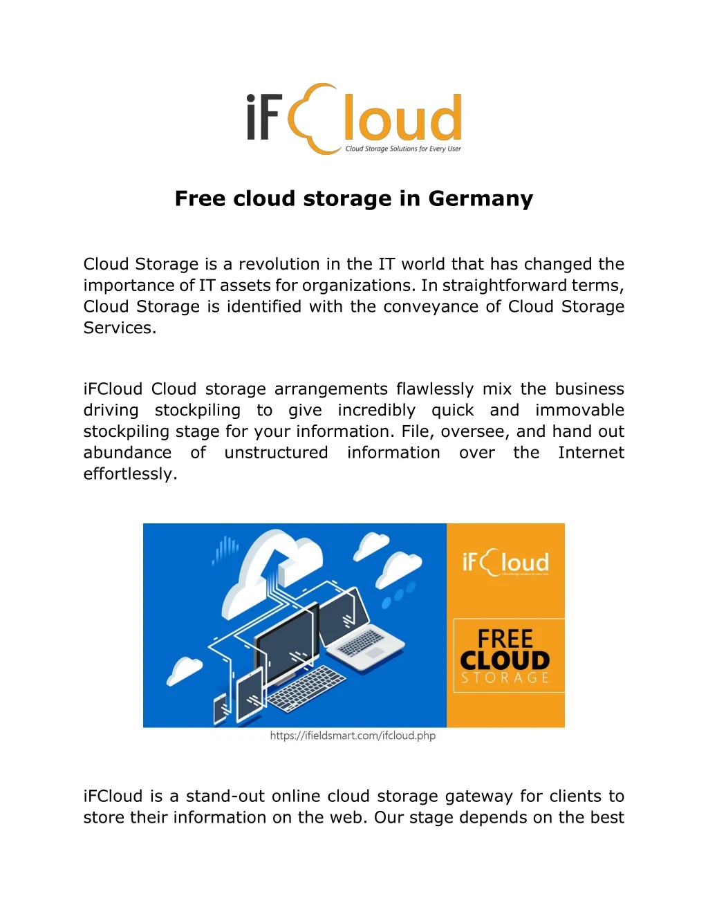 free cloud storage in germany