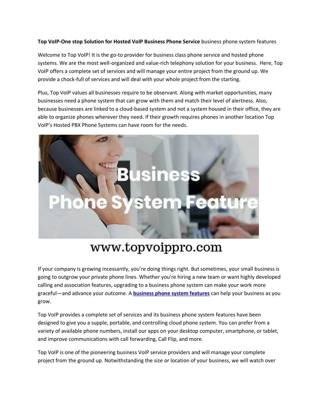 top voip one stop solution for hosted voip