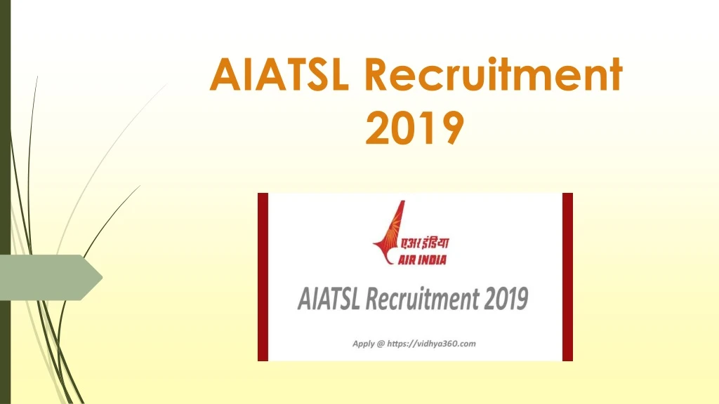 aiatsl recruitment 2019