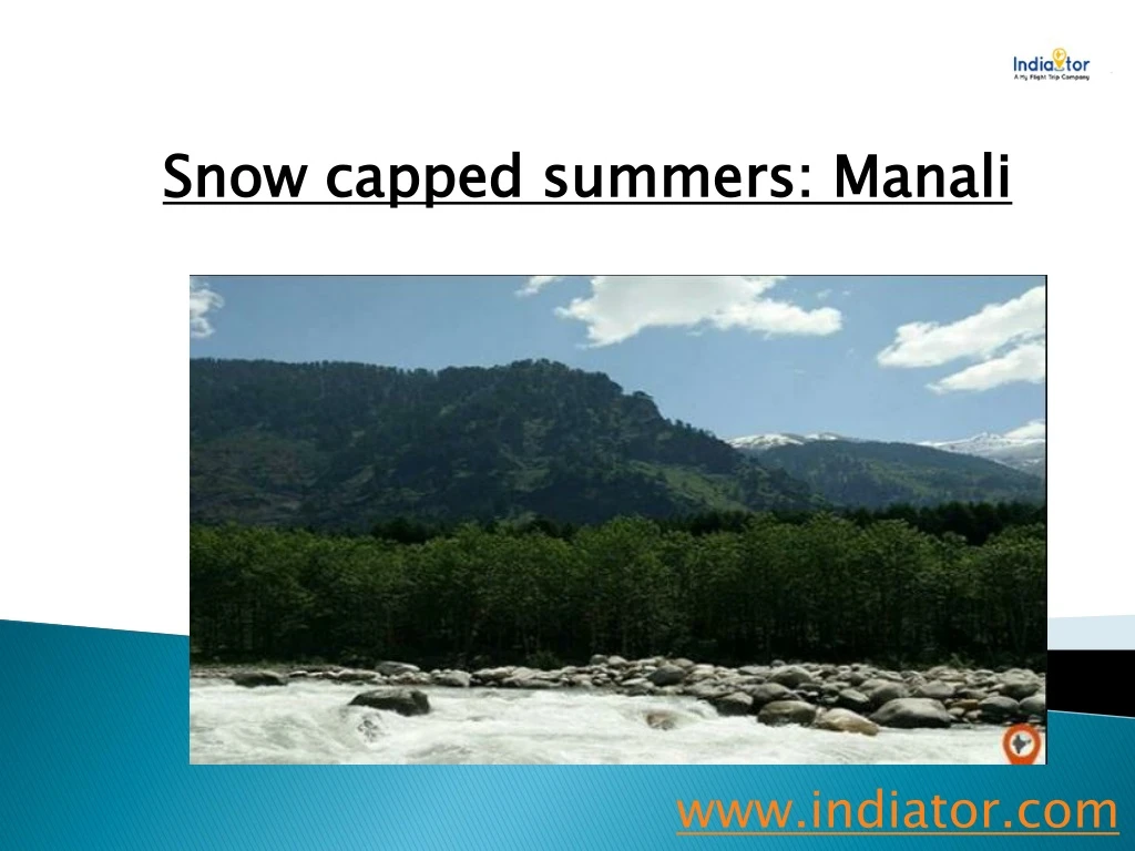 snow capped summers manali