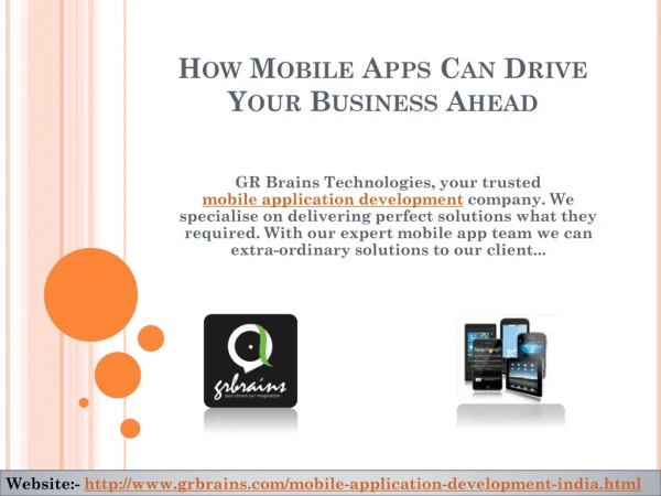 How Mobile Apps Can Drive Your Business Ahead
