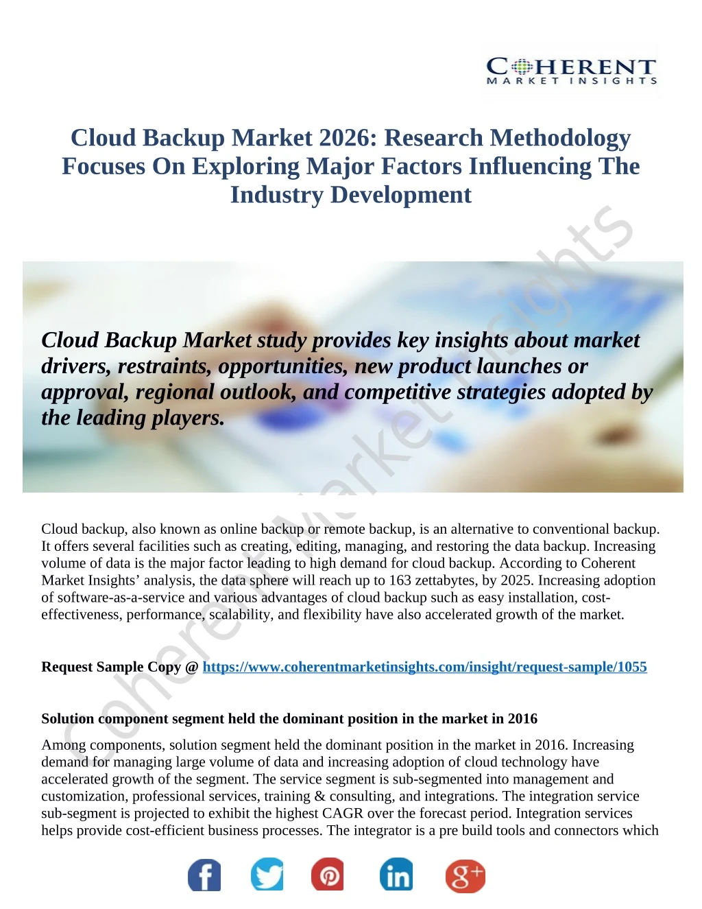 cloud backup market 2026 research methodology