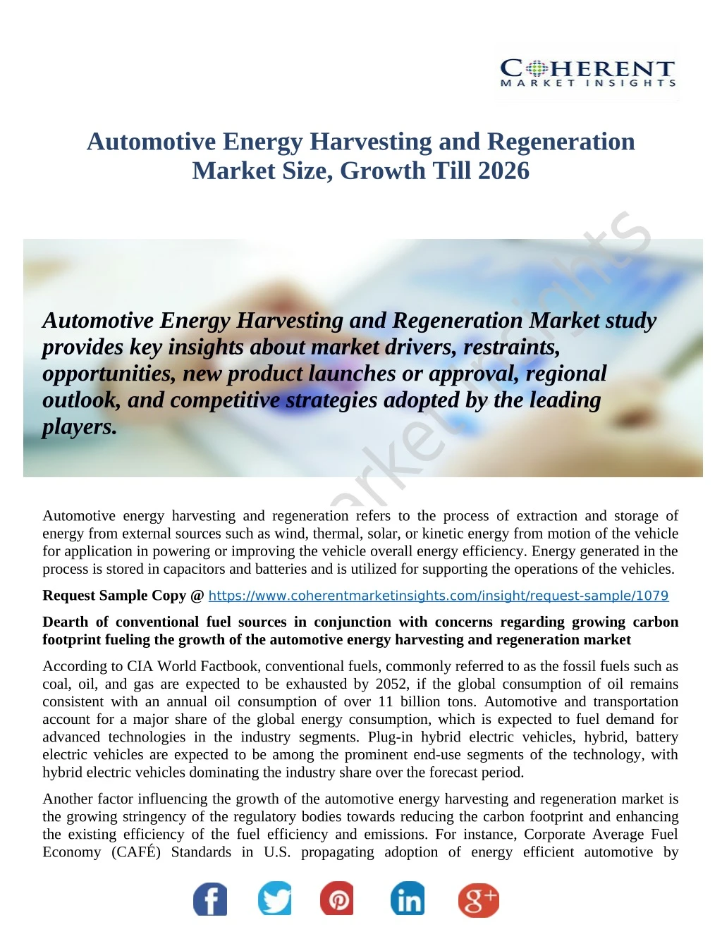 automotive energy harvesting and regeneration