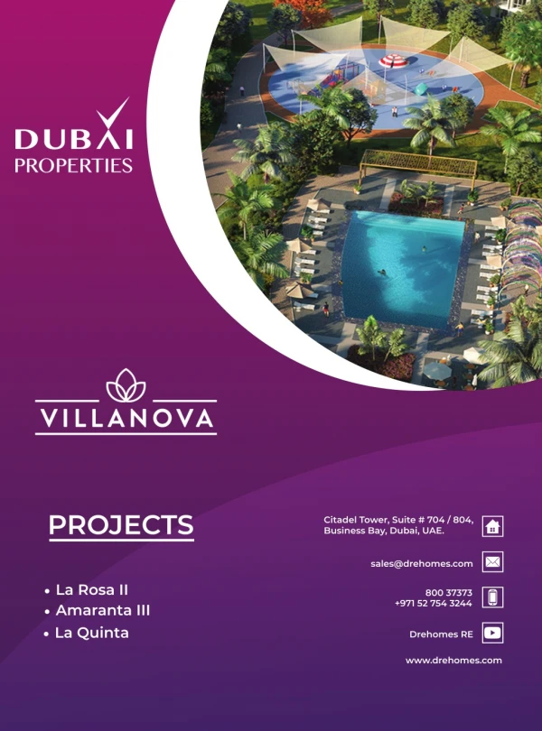 Villanova By Dubai Properties